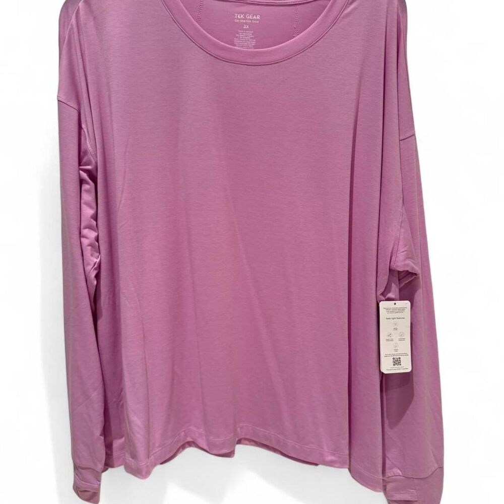 Tek-gear Women's Pink Shirt 3X